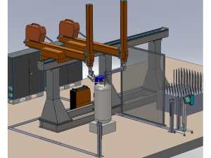 Robotic system for automated welding of boilers